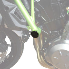Pyramid Plastics Kawasaki Z 650 Frame End Caps Matte Black 2017> | 089300