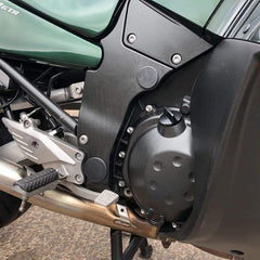 Pyramid Plastics Frame End Caps | Matte Black | Kawasaki GTR 1400 2007> | 089305