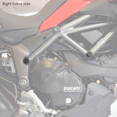 Pyramid Plastics Ducati Multistrada 1200 Enduro Frame End Caps Matte Black 2015> | 089500