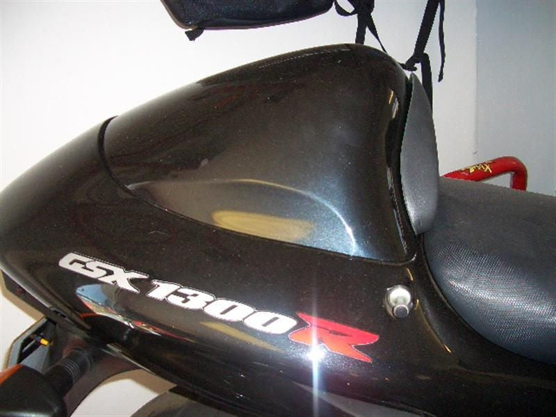 Pyramid Plastics Suzuki GSX 1300 R Hayabusa Seat Pad Black 1999>2007 | 10016