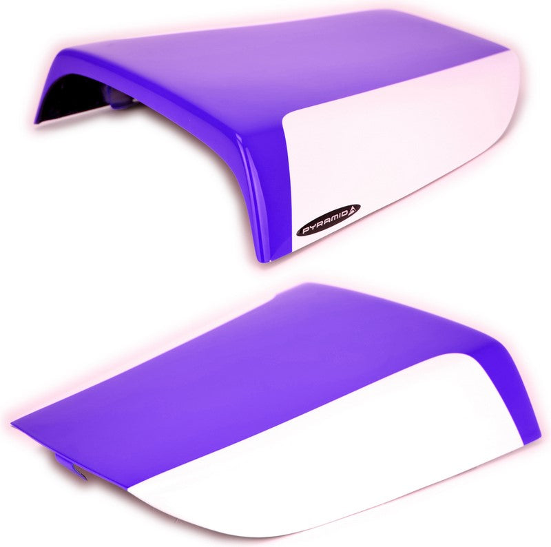 Pyramid Plastics Kawasaki ZX7-R Seat Cowl Gloss Purple/Metallic White 1989>2003 | 13560E