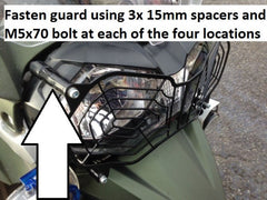 Pyramid Plastics Triumph Tiger 800 XC/XCX/XCA/Low Headlight Cover Dark Smoke 2011> | 19664