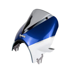 Pyramid Plastics Fly Screen | Pearl Glittering Blue/Ross White | Honda Monkey 125 2018> | 21250GB