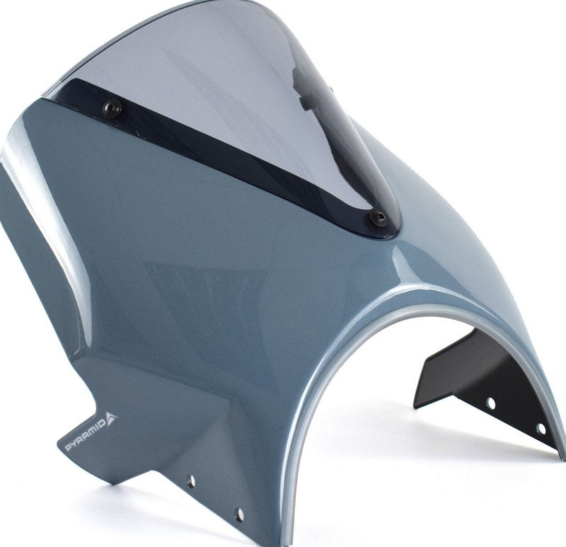 Pyramid Fly Screen | Pearl Cadet Grey | Honda ST125 Dax 2023>Current | 21290G