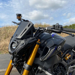 Pyramid Metal Fly Screen | Matte Black | Yamaha MT-09 2021> | 22161M