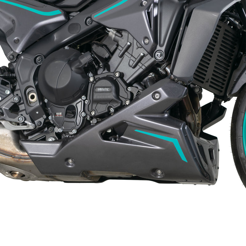 Belly Pan Midnight Cyan