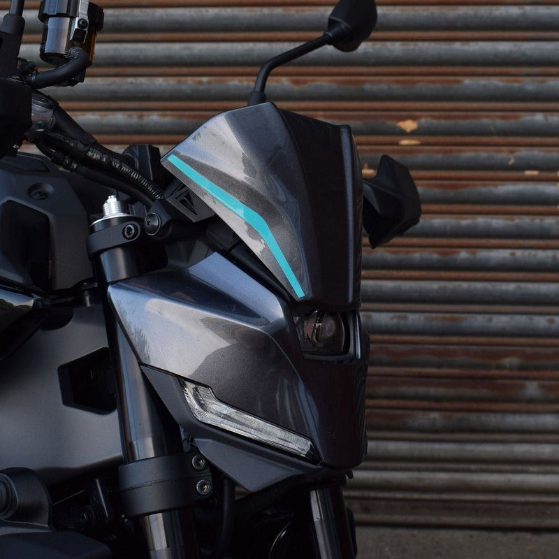 Pyramid Fly Screen | Midnight Cyan | Yamaha MT-09 2024>Current | 22190PG