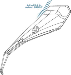 Pyramid Fly Screen | Yamaha Blue | Yamaha MT-10 2022>Current | 22215PY