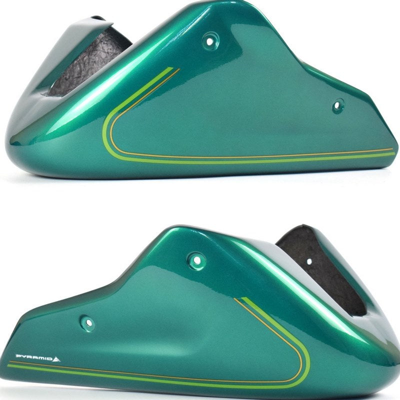 Pyramid Belly Pan | Candy Emerald Green | Kawasaki Z 650 RS 2021>Current | 23000D