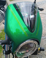 Pyramid Fly Screen | Candy Emerald Green | Kawasaki Z 650 RS 2022>Current | 23500D
