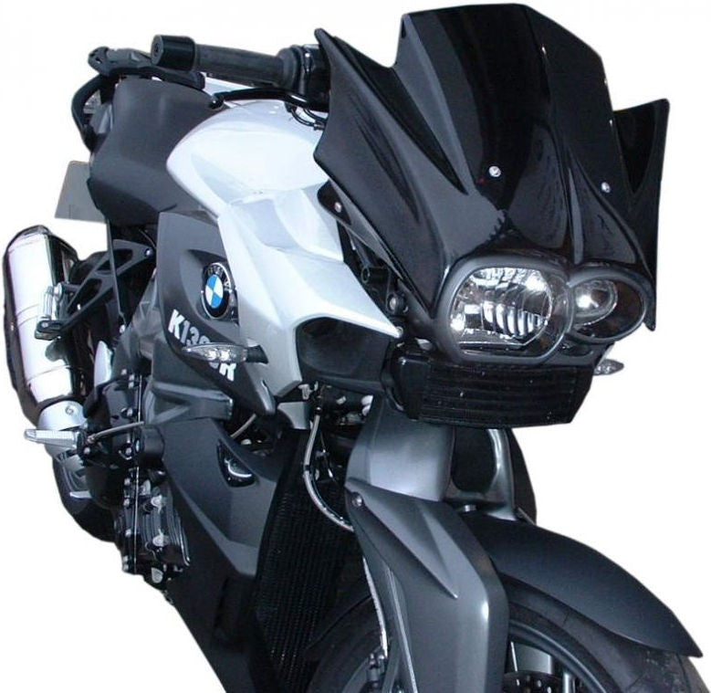 Pyramid Plastics BMW K1300 R Fly Screen Gloss Black 2009>2015 | 244100B