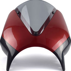 Pyramid Fly Screen | Carnival Red & Storm Grey | Triumph Speed Twin 1200 2024>Current | 26000H