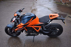 Pyramid Plastics Fly Screen | Gloss Orange & Matte Blue | KTM 1290 Superduke R 2020> | 29700D