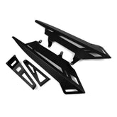 Pyramid Plastics Exhaust Cheeks | Matte Black | KTM 1290 Superduke R 2020> | 29900M
