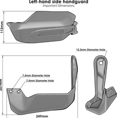 Pyramid Handguards | Matte Black | 30015M