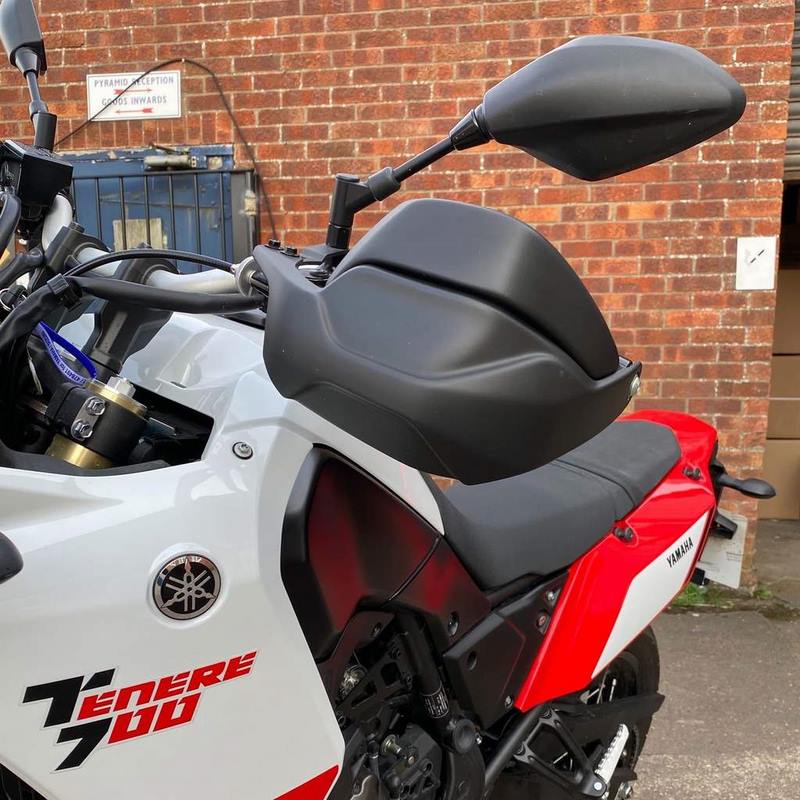 Pyramid Plastics Handguard Extensions | Matte Black | Yamaha Tenere 700 2019> | 30201M