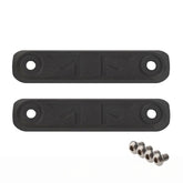 Rear Peg Blanking Blocks Matte Black
