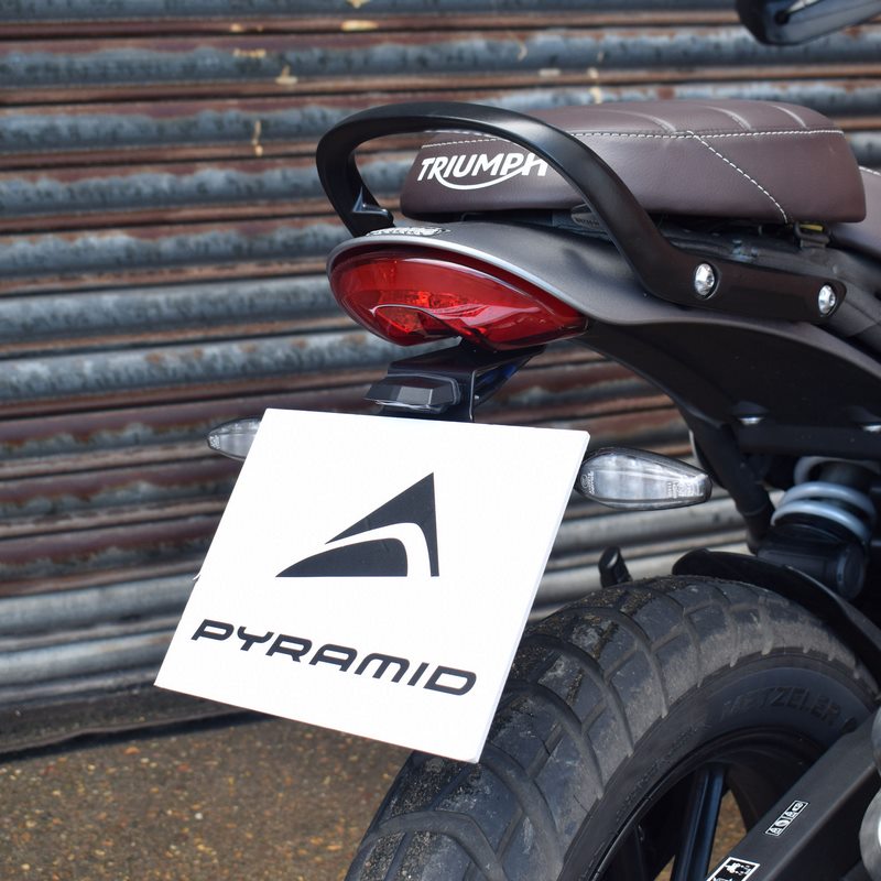 Pyramid Tail Tidy | Matte Black | Triumph Scrambler 400 X 2024>Current | 51601