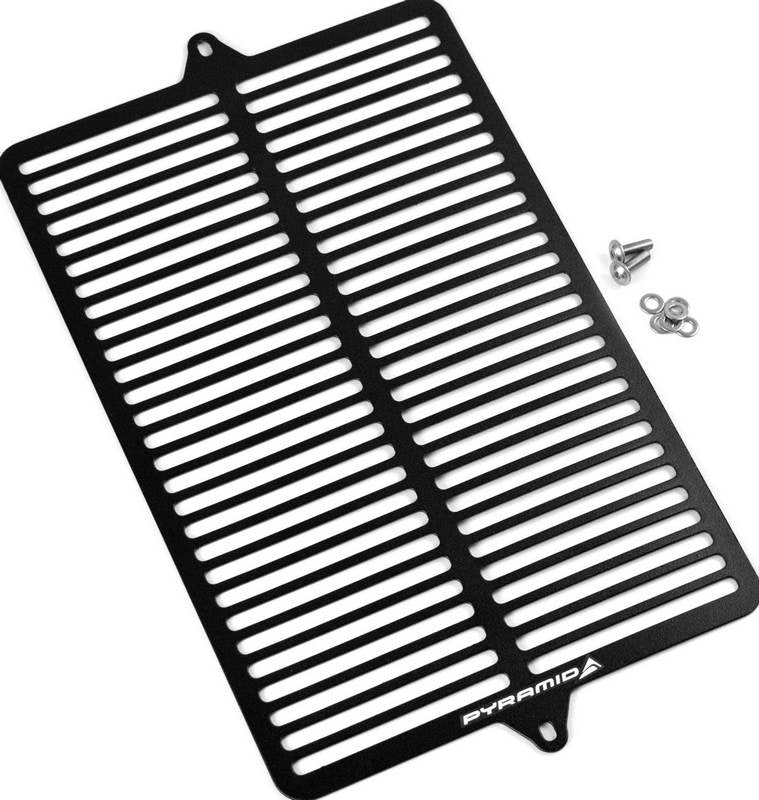 Pyramid Radiator Guard | Matte Black | Triumph Bonneville Bobber 2017>Current | 526121M