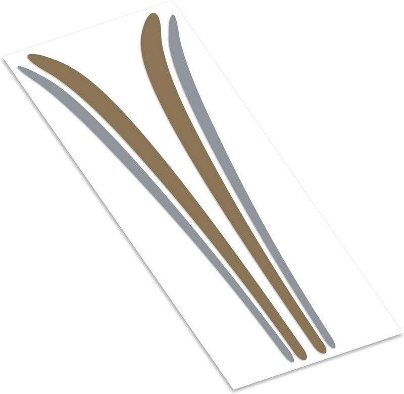 Pyramid Decal | Gold & Silver | Kawasaki Z 900 RS 2018> | BRA0017A
