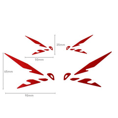 Decals - Hornet Logo - Set of 4 Red