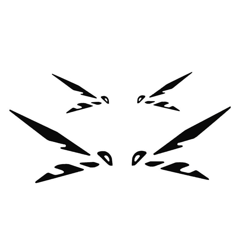 Decals Matte Black