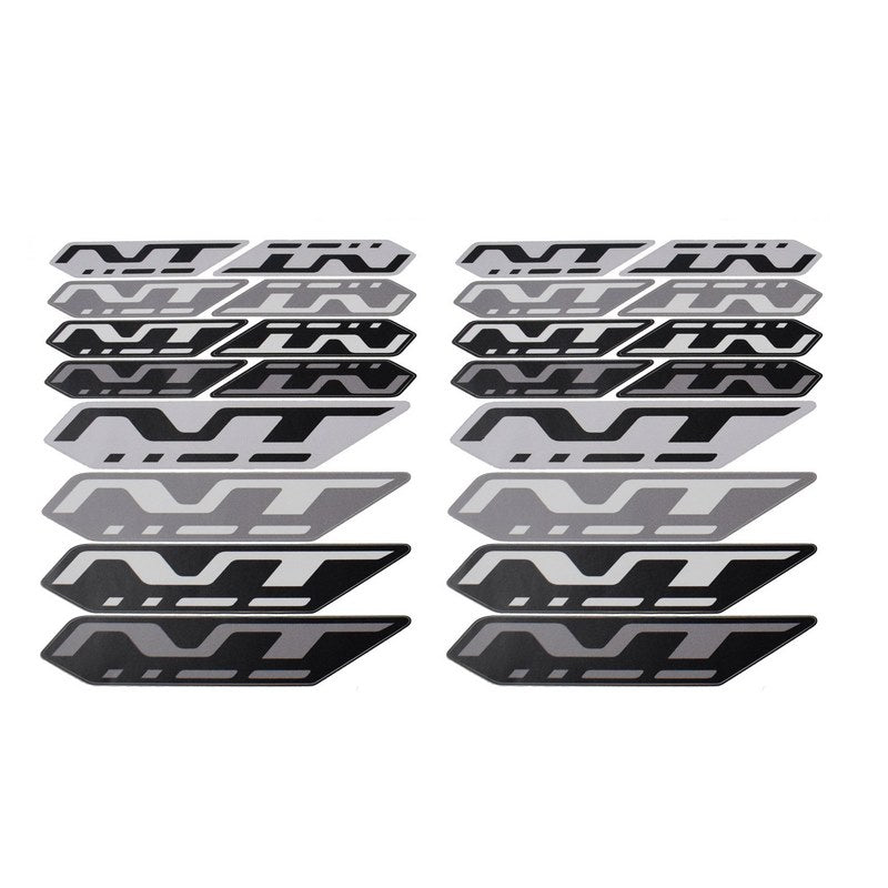 Decals - Set Of 24 Black/Grey