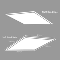 Decals Rear Side Panel Graphic White
