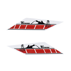 Decals Rear Side Panel Graphic Red
