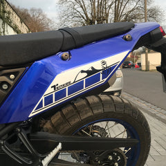 Decals Rear Side Panel Graphic Blue