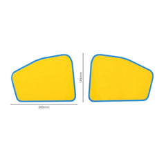 Decals Seat Cowl Number Board Set Blue & Yellow