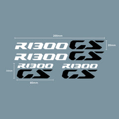 Decals Logo White & Black Set Of 4