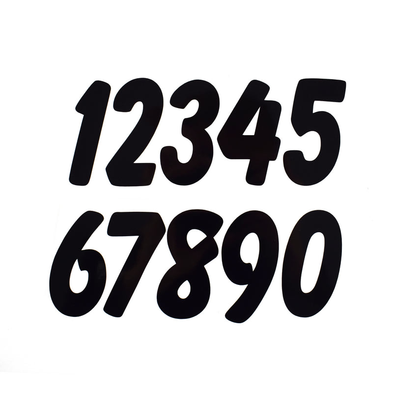 Decals Racing Numbers Set 0-9