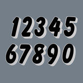 Decals Racing Numbers Set 0-9