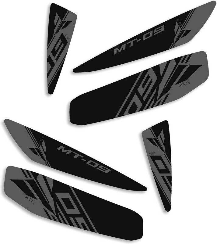 Pyramid Decals (Set of 6) | Black & Grey | Yamaha MT-09 2021> | BRA08200B