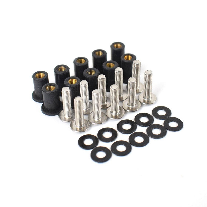 M4 X 16 Screen Kit - Silver (Pack Of 10)