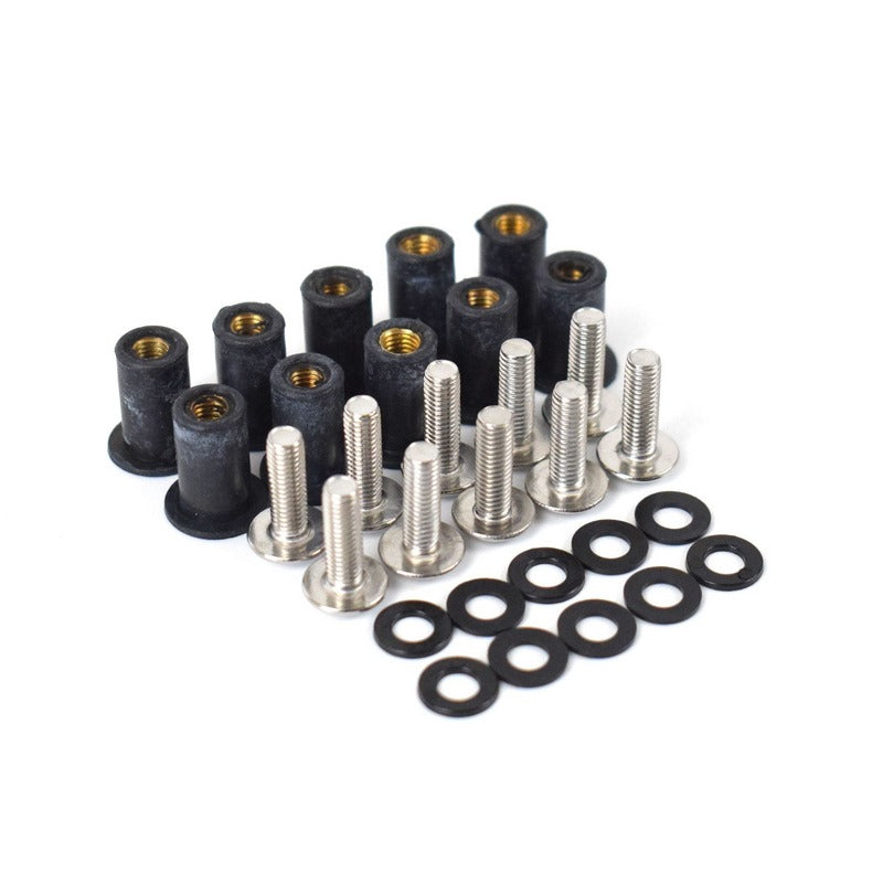 M5 X 16 Screen Kit - Silver (Pack Of 10)