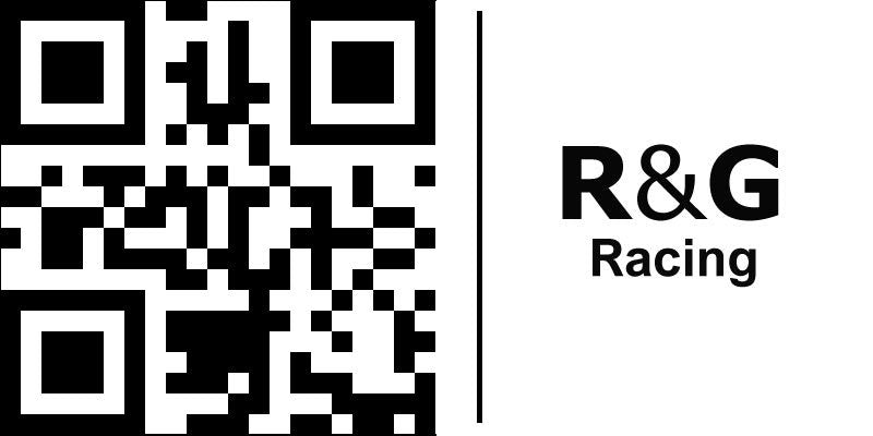 R&G Racing Bar Ends, Black/silver | BE0095MC