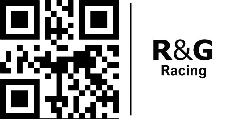 R&G Racing Exhaust Protectors / Can Covers, Black | EP0014BK