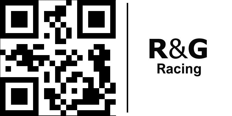 R&G Racing Exhaust Protectors / Can Covers, Black | EP0033BK