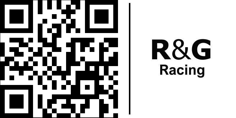 R&G Racing Radiator Guard set (two pieces), Black | RAD0123BK