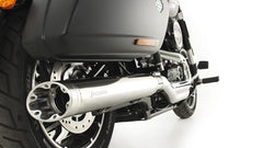 1 X Custom Exhaust Slip-On Ø 102 mm No Cat. Asc, Stainless Chrome, Endcap Straight End V1 1 Pc., Alloy Chrome