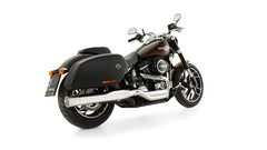 1 X Custom Exhaust Slip-On Ø 102 mm No Cat. Asc, Stainless Chrome, Endcap Straight End V1 1 Pc., Alloy Chrome