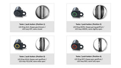 Silencer With Luminous End Cap And Asc – Can-Bus Actuated Sound System, Stainless Chrome, Racing