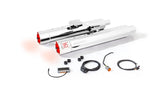 Silencer With Luminous End Cap And Asc – Can-Bus Actuated Sound System, Stainless Chrome, Racing