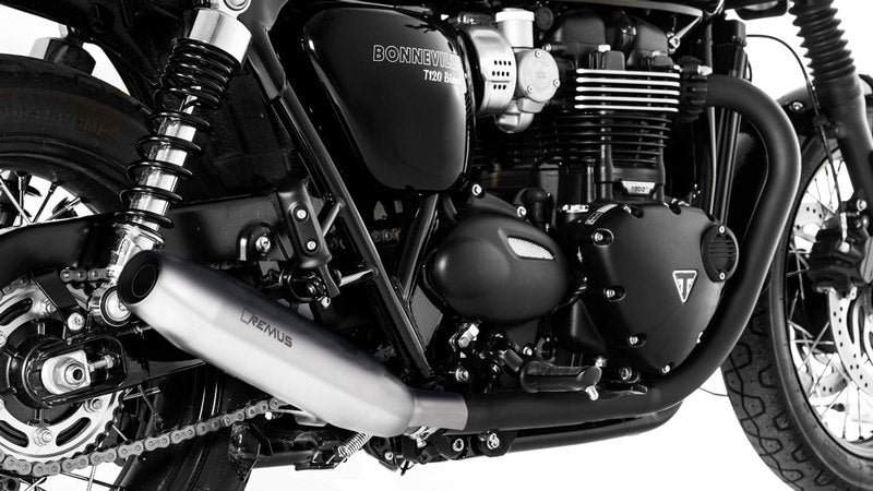 Custom Tapered Exhaust Left/Right Ø 84 mm, Stainless Chrome, Incl. EC- Approval