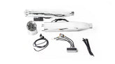 2 X Custom Slip-On Exhaust Ø 90 mm Incl. Cat., Asc, Stainless Chrome, Endcap Short Cut V1 2 Pcs., Alloy Chrome