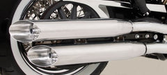 Custom Slash Cut Muffler Incl. Cat. Top/Bottom, EC- Approval