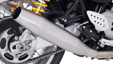 Tapered Muffler, Left/Right Ø 90mm, Stainless Matt, EEC