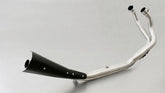 Stainless Header 2-1 No Cat., Incl. Black Heat Shield, No EC- Approval